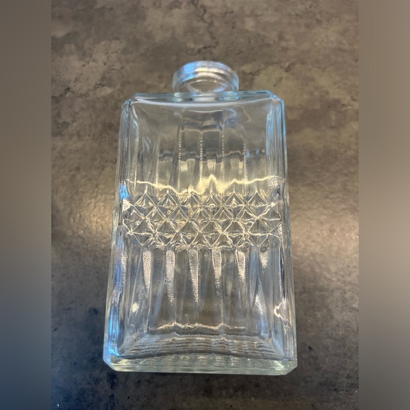 Vintage Glass Crystal Cut Decanter with Stopper - Picture 2 of 6